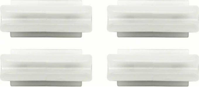 OER 1967-69 Camaro / Firebird, 1968-72 Nova 4 Piece Headliner Center Bow Clip Set K667