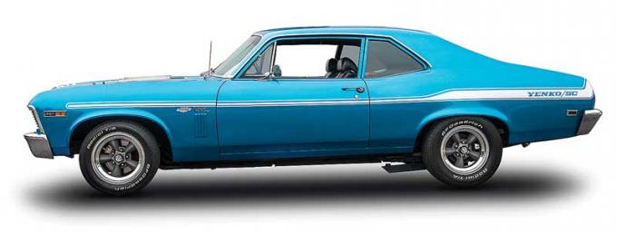 OER 1969 Nova White Yenko Stripe Set 14463