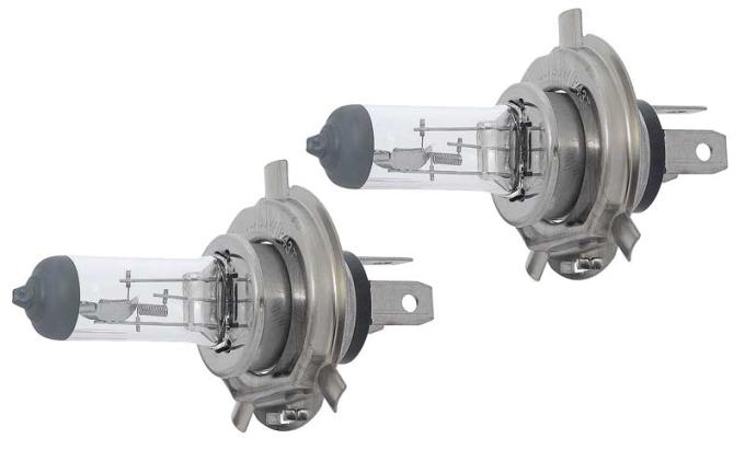 H4 Ultra Bright 100/80 Watt Halogen Hight Performance Headlamp Bulbs - Pair