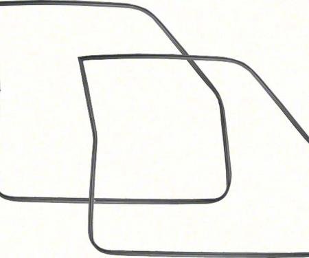 OER 1968-72 Chevy II / Nova 2Dr Door Frame Weatherstrips - Pair K443