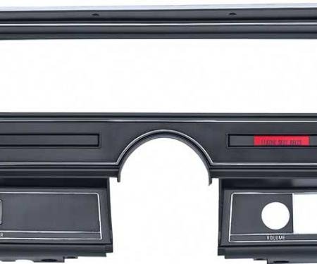 OER 1969-74 Nova, Dash Instrument Bezel, With Warning Lights, Without AC N668204