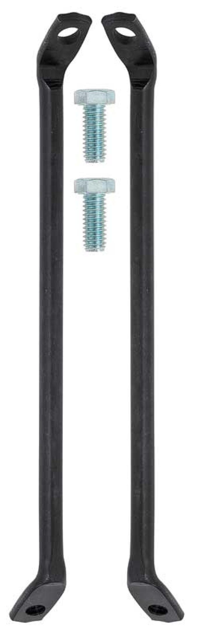 OER 1968-72 Chevy II, Nova, 1971-72 Ventura, Lower Front Fender Extension Braces, Pair 1662679