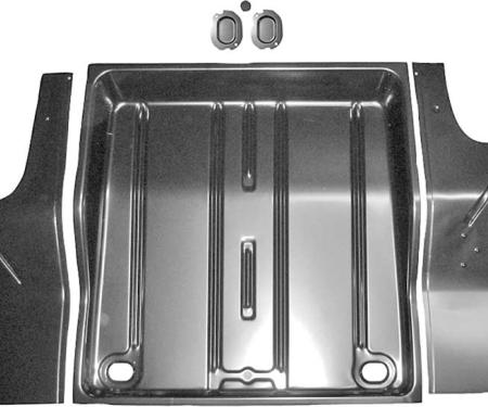 1962-67 Chevy II / Nova, Complete Trunk Pan Set, 3 Piece Set