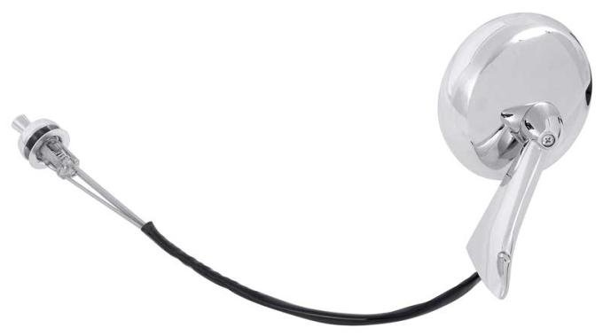 OER 1966-1967 Camaro, Nova, Impala, Corvair, Remote Door Mirror Assembly, LH Driver Side, Various Models 3899857