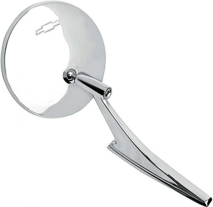 OER Repro Outer Mirror with Bow Tie Logo (without ribbed base) CM3005