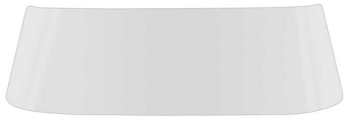 1962-67 Chevy II, Nova, Front Windshield Glass, 2 Door Hardtop & Convertible, Clear Glass