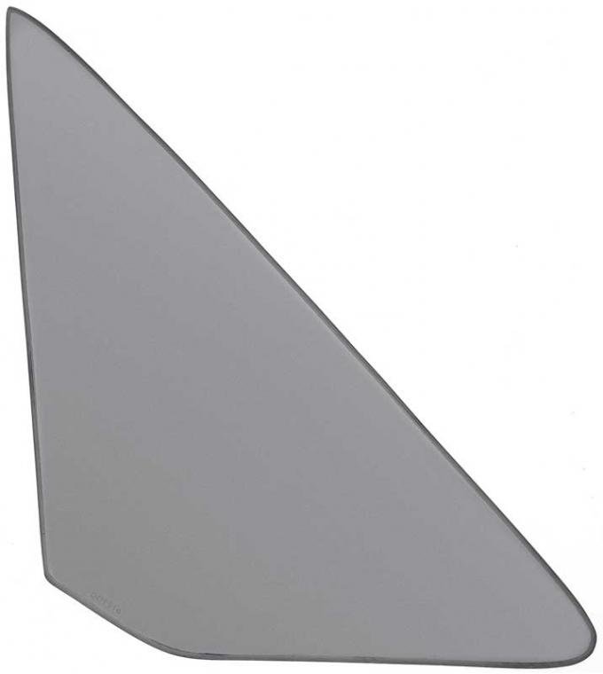 OER 1968-72 Chevy II / Nova / Ventura Coupe/Sedan Vent Glass, Smoke Gray, RH NR716Y