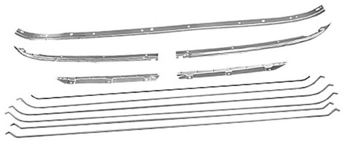 OER 1966-67 Chevy II / Nova, Headliner Bow and Retainer Set, Hardtop, 11 Piece Set B1325