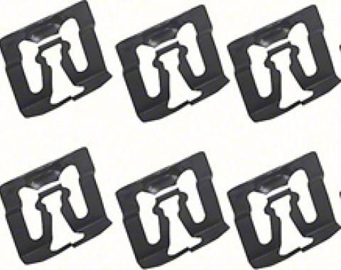 OER 1964-71 Chevrolet, Rear Glass Molding Clip Set, Square Style, 24 Piece Set R369C