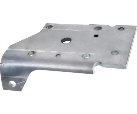 1968-79 Camaro, Firebird, Nova, Leaf Spring & Shock Anchor Plate, w/Sway Bar, Drivers Side 330263