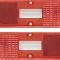 OER 1970-71 Chevy Nova, Tail Light Lens, LH Drivers Side, 1971 1st Design Version N5503