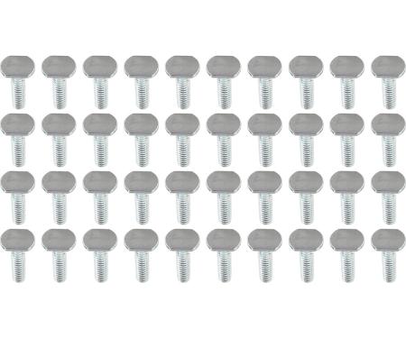 1967 Chevy II, Nova, Rocker Panel Molding Mounting Studs, Set of 40
