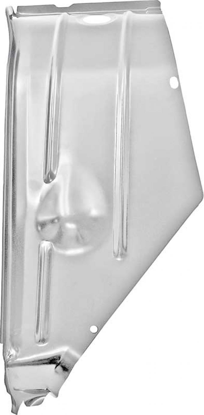 OER 1966-67 Chevy II / Nova, Outer Side Cowl Panel, Passenger Side, Silver Weld-Thru Coating 14712W