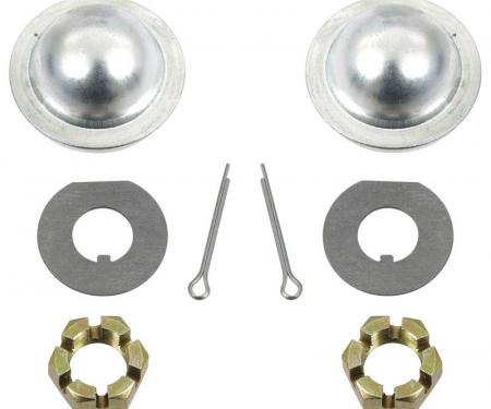 OER 1970-96 GM Car Models - Dust Cap, Cotter Pin, Spindle Nut, & Washer Set 153643