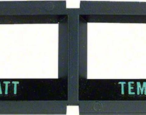 OER 1968-76 Console Battery/Temperature Gauge Bezel 6480881