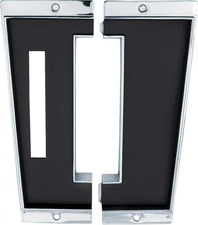 1967 Camaro, 1967-69 Firebird, 1968-72 Nova, Console Shift Plate with Auto Trans, 2 Piece