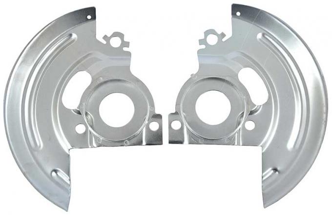 OER 1964-74 Disc Brake Backing Plate Set for 2" Drop Spindles - Various GM Models 153644