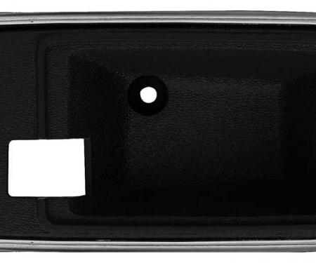 OER 1975-82 GM Inner Door Handle Escutcheons - Black KP4301