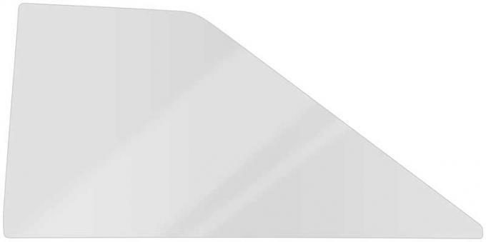 1962-65 Chevy II / Nova, Quarter Window Glass, 2 Door Hardtop, Clear Glass, RH or LH, Each