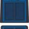 OER 1962-79 Nova, Floor Mat Set, with "Nova" Script, Front and Rear, Blue, 4 Piece Set K75908