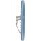1969-72 GM, Comfort Grip Cushioned Steering Wheel, 3-Spoke, Silver Spokes, Blue Grip