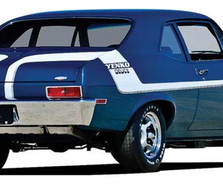 OER 1970 Nova White Yenko Deuce Stripe Set 14465