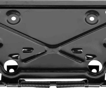 OER 1970-77 Camaro, 1973-74 Nova, Fuel Filler Door / Rear License Plate Bracket, EDP Coated B1019