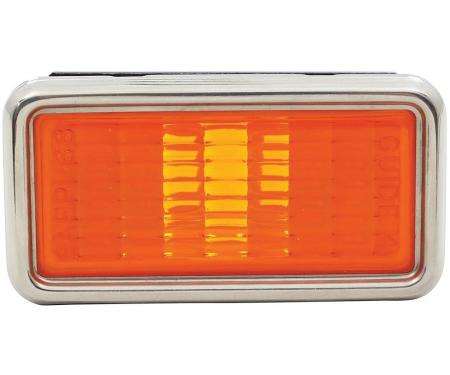 OER 1969 Front Side Marker Lamp, Amber, Chevrolet Corvette, Corvair, Full Size, Nova 911045