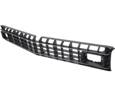 1973-74 Chevy Nova, Front Grill, Black with Silver Accents, except Rally Nova