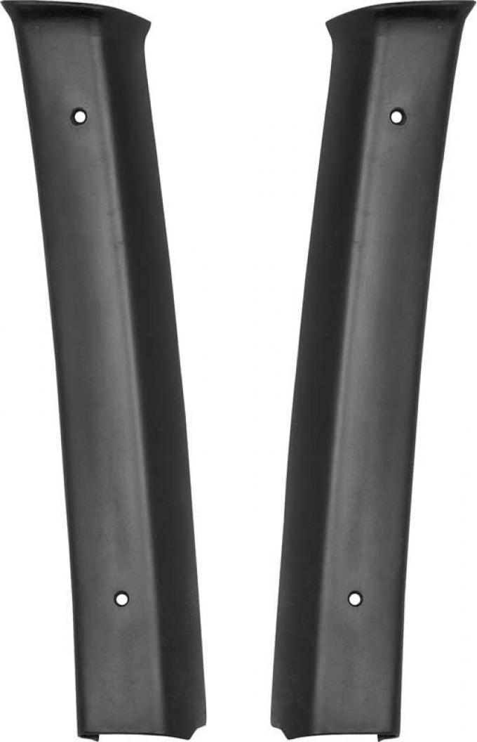 OER 1968-72 Chevy II, Nova, Quarter Panel Pillar Post Covers, Hardtop, Pair C483004