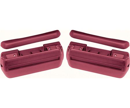 1968-72 Standard Red Front Arm Rest Kit