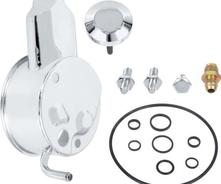 1969 Power Steering Reservoir Big Block (Chrome) Long Water Pump