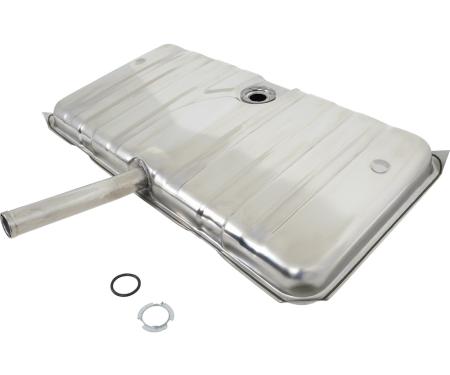 OER 1971-1972 Chevrolet Nova, Pontiac Ventura, Fuel Tank, without EEC, Stainless Steel, 18 Gallon Capacity FT2008C