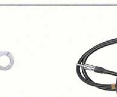 OER 1968-69 AM/FM Non-Telescoping Fixed Mast Radio Antenna Kit *ANT3