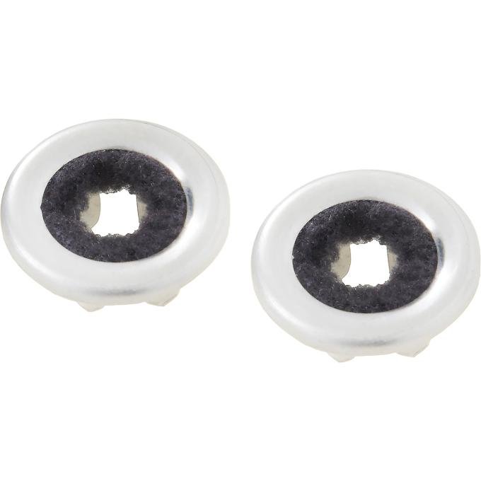 1968-72 GM, Various Models, Door Lock Knob Ferrules, Narrow, Pair