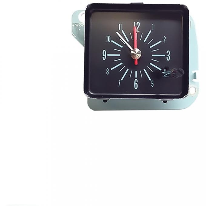 OER 1968-69 Chevrolet Chevy II, Nova, Dash Clock, Green Numbers IN2547N