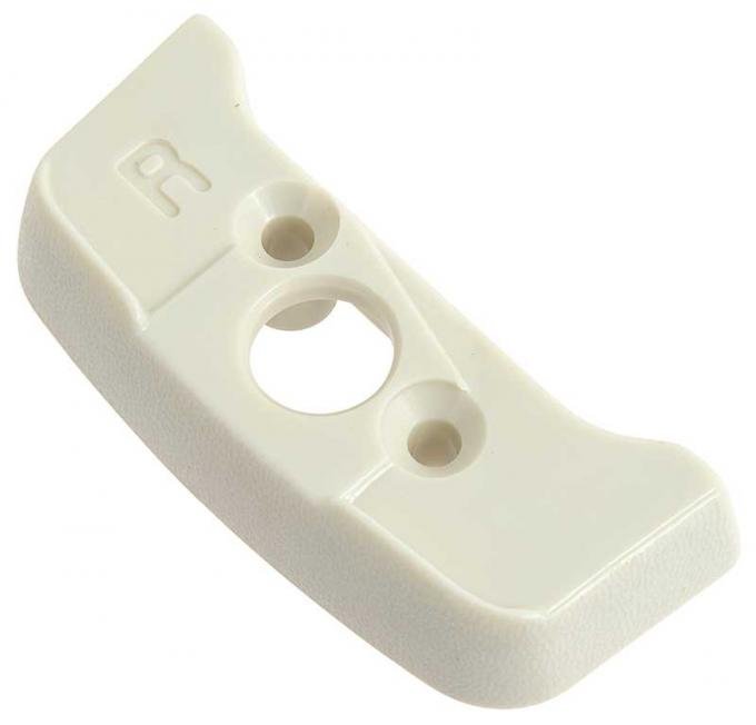 OER 1974-92 Seat Belt Shoulder Belt Guide Escutcheon - RH - White 20552355