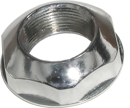 OER 1969-96 GM Car & Truck, Antenna Bezel Nut, Chrome, 11/16" ID, Various Models 3943656