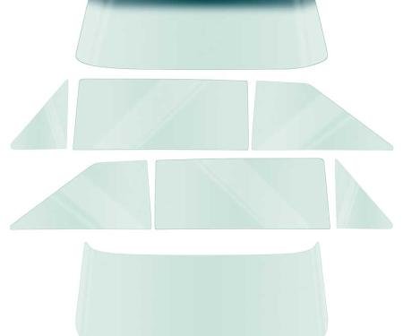 OER 1962-65 Chevy II / Nova 2 Door Hardtop, Glass Set (8 Piece), Tinted *NR801T