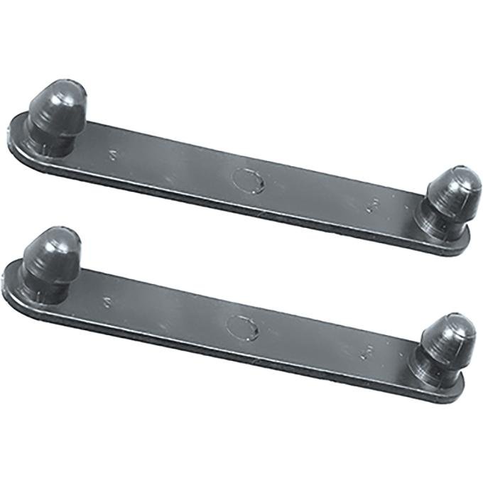 Front Fender Wire Harness Straps, 2-1/4" Long, Black Nylon