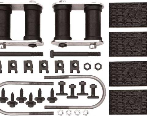 OER 1967-74 GM Multi-Leaf Rear Leaf Spring Installation Kit - with Sway Bar - Various Models R361