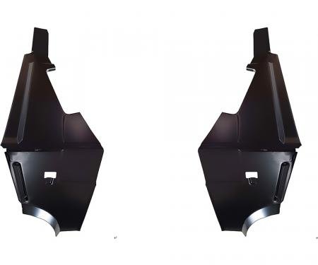 OER 1968-72 Chevy II / Nova, Rear Package Tray Side Extension Set, LH and RH Sides B10021