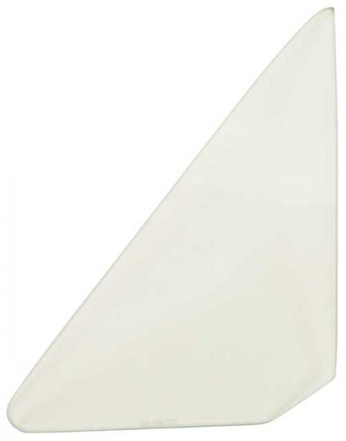 OER 1968-72 Chevy II, Nova, Ventura, Door Vent Window Glass, Coupe & Sedan, Clear Glass, LH Drivers Side NR717C