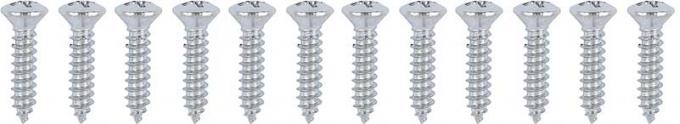 OER Screw Set, Phillips Ovl # 8 X 3/4" Screw, 12 Pcs *R494