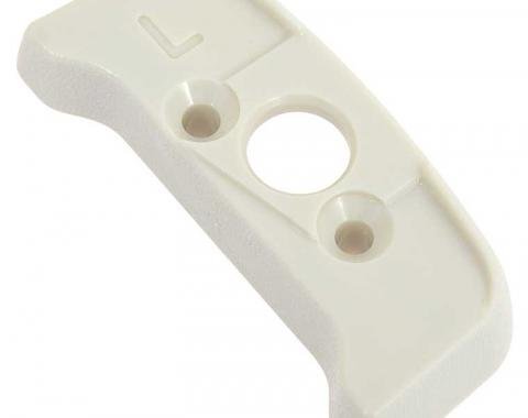 OER 1974-92 Seat Belt Shoulder Belt Guide Escutcheon - LH - White 20552356