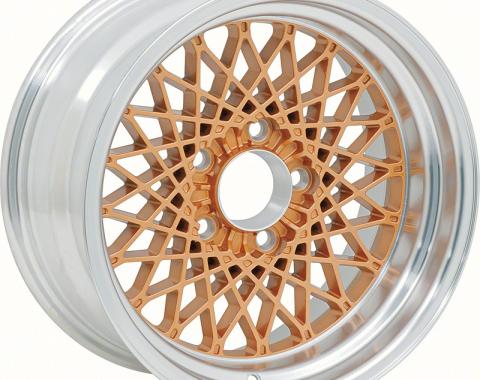 OER 16" X 8" Gold GTA Style Alloy Wheel with 4-3/4" Backspacing and 0mm Offset 10104406