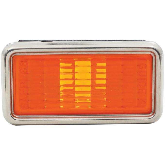 OER 1969 Front Side Marker Lamp, Amber, Chevrolet Corvette, Corvair, Full Size, Nova 911045