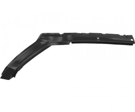 Redline Restomotive® 1968-1972 Chevy II / Nova 2 Door Coupe Outer Right Roof Structure Side Rail with Bottom Bracket (From A-Pillar to Rear Wheelhouse)