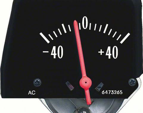 OER 1968-76 Black Console Amp Gauge 6473840