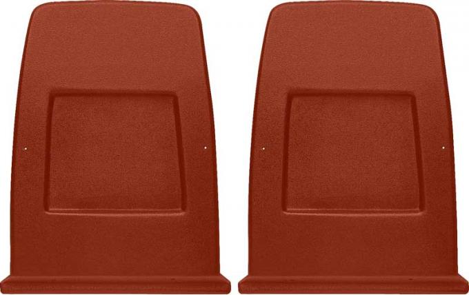 OER 1971-78 Camaro, Firebird, 1973-79 Nova, Bucket Seat Back Panels, Red, Pair, Various Models K7102